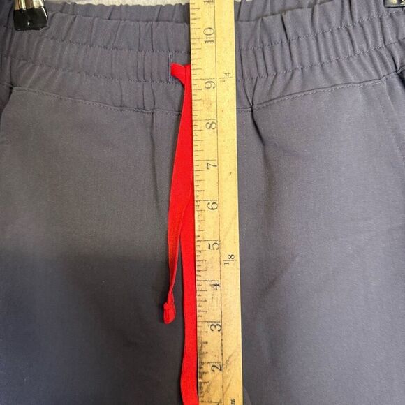 Figs Technical Collection Women's Size XXS 2XS Black Red Scrub Joggers Pants - Picture 4 of 9